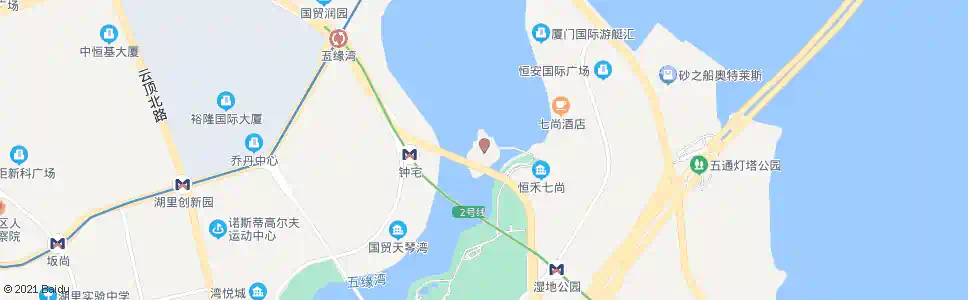 厦门五缘湾音乐岛_公交站地图_厦门公交_妙搜公交查询2025