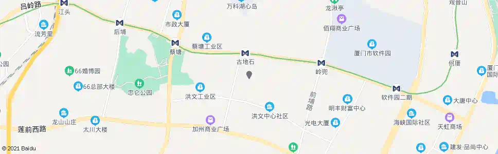 厦门万景_公交站地图_厦门公交_妙搜公交查询2025