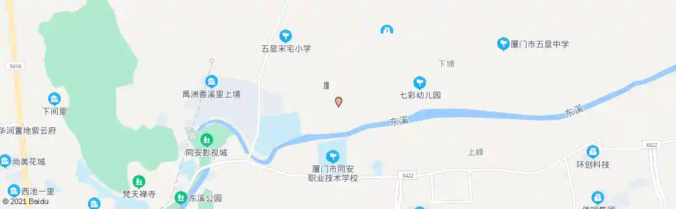 厦门垵炉西_公交站地图_厦门公交_妙搜公交查询2025