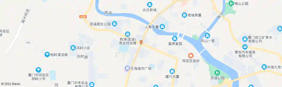 厦门安溪路口_公交站地图_厦门公交_妙搜公交查询2025