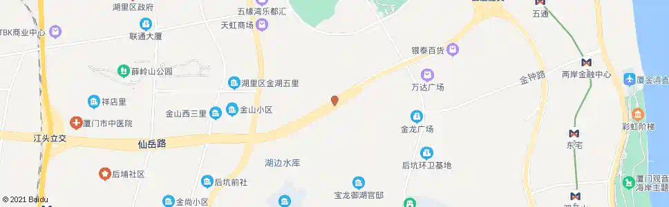 厦门湖边_公交站地图_厦门公交_妙搜公交查询2025