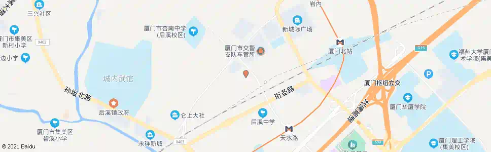 厦门厦门汽车城_公交站地图_厦门公交_妙搜公交查询2025