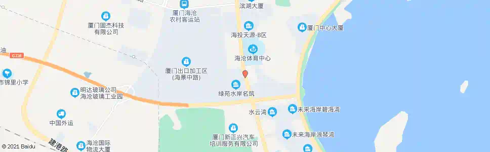 厦门水岸名筑_公交站地图_厦门公交_妙搜公交查询2025