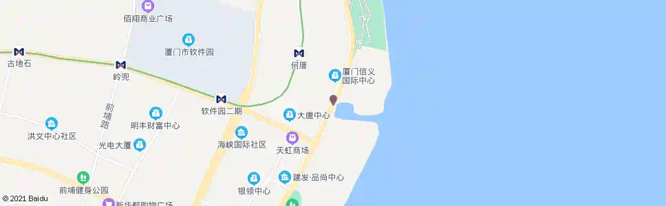 厦门下何_公交站地图_厦门公交_妙搜公交查询2025