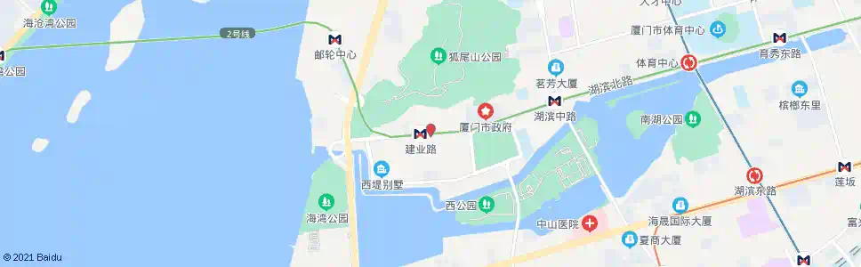 厦门滨北中行_公交站地图_厦门公交_妙搜公交查询2025