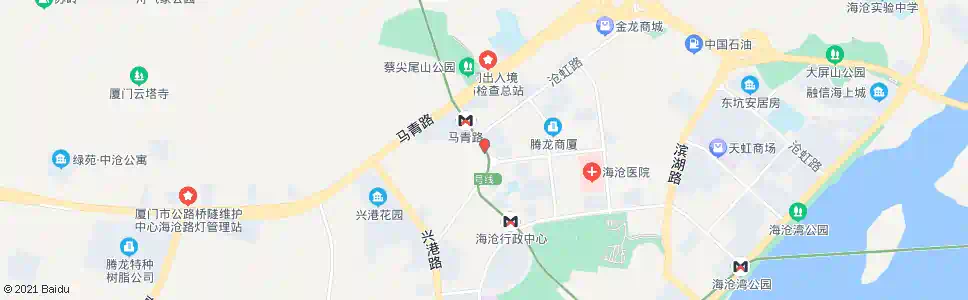 厦门海沧车场_公交站地图_厦门公交_妙搜公交查询2025