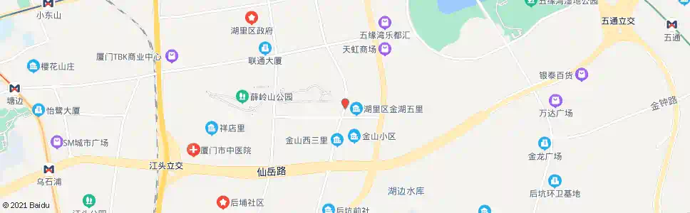 厦门第二福利院_公交站地图_厦门公交_妙搜公交查询2025