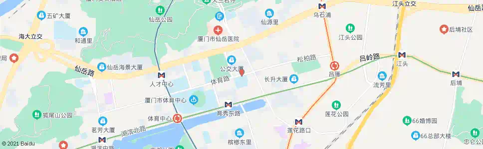 厦门体育路_公交站地图_厦门公交_妙搜公交查询2025