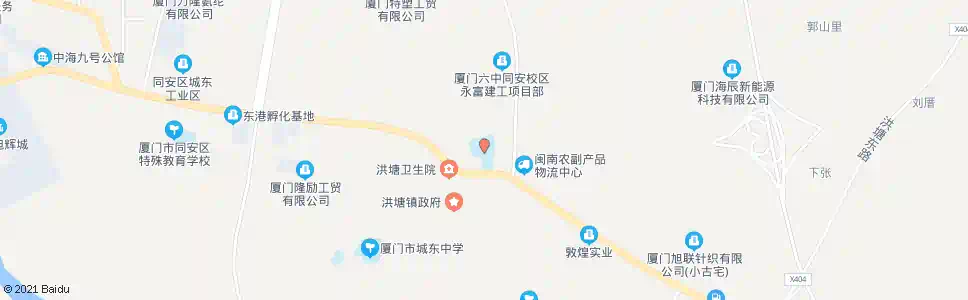 厦门洪塘中学_公交站地图_厦门公交_妙搜公交查询2025