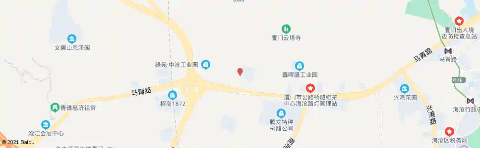 厦门中沧公寓_公交站地图_厦门公交_妙搜公交查询2025