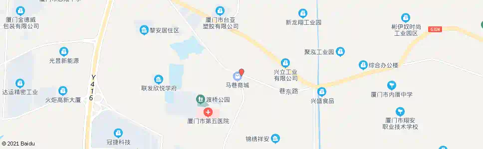 厦门马巷车站(巷西路)_公交站地图_厦门公交_妙搜公交查询2025