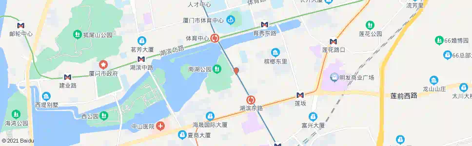 厦门南湖公园东门_公交站地图_厦门公交_妙搜公交查询2025
