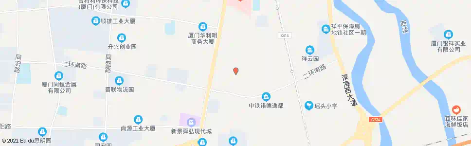 厦门西湖塘路_公交站地图_厦门公交_妙搜公交查询2025