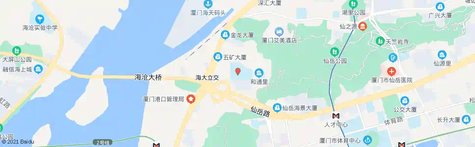 厦门六中东渡校区_公交站地图_厦门公交_妙搜公交查询2025