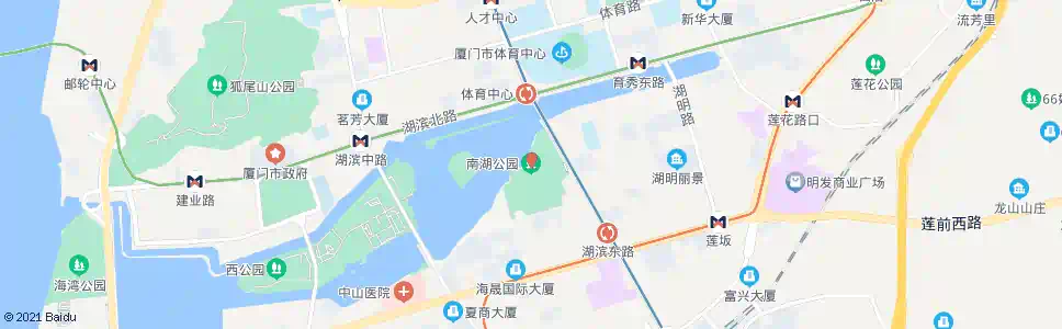 厦门南湖公园_公交站地图_厦门公交_妙搜公交查询2025