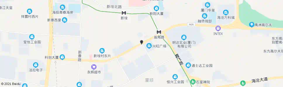 厦门国控星鲨_公交站地图_厦门公交_妙搜公交查询2025