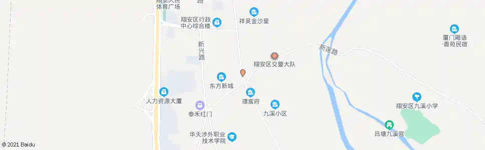 厦门新店东_公交站地图_厦门公交_妙搜公交查询2025