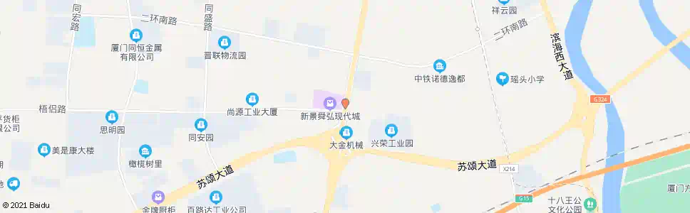 厦门工业集中区大门_公交站地图_厦门公交_妙搜公交查询2025