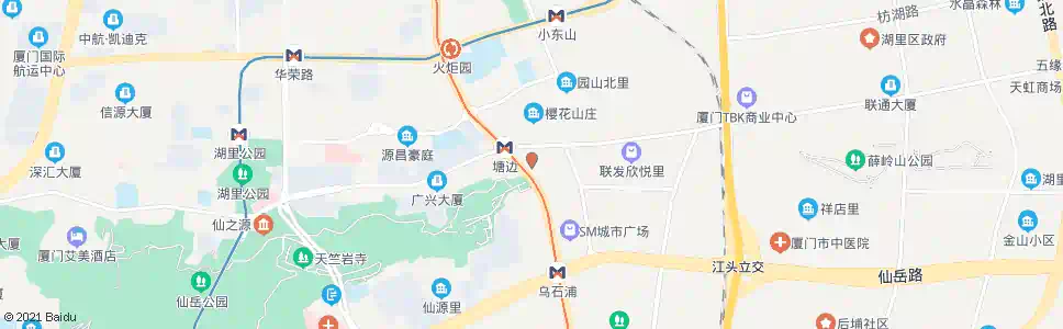 厦门武警支队_公交站地图_厦门公交_妙搜公交查询2025
