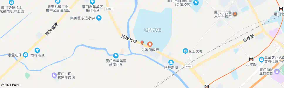 厦门后溪枢纽站_公交站地图_厦门公交_妙搜公交查询2025