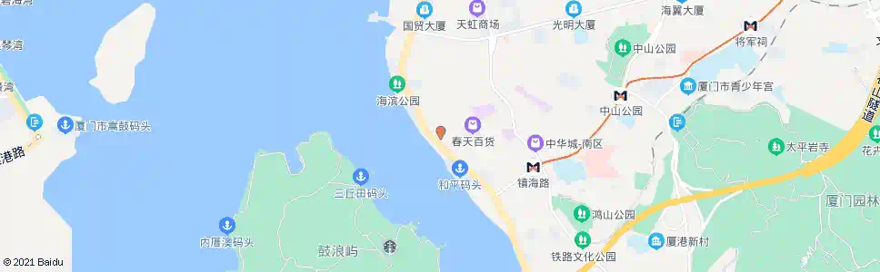 厦门海滨大厦_公交站地图_厦门公交_妙搜公交查询2025