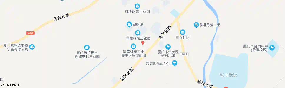 厦门二农工业区_公交站地图_厦门公交_妙搜公交查询2025