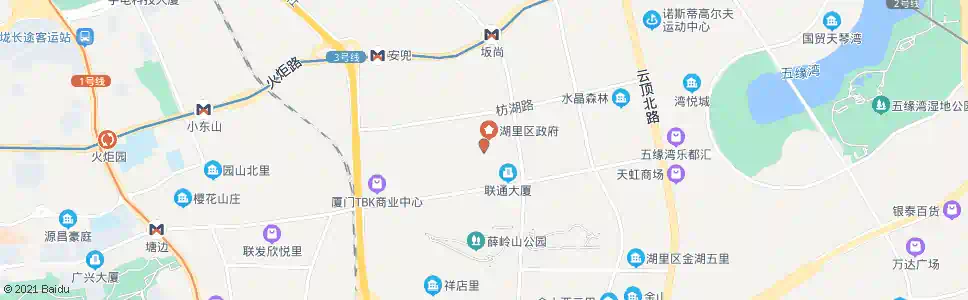 厦门湖里区政府_公交站地图_厦门公交_妙搜公交查询2025