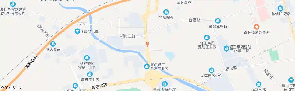 厦门轻工食品园_公交站地图_厦门公交_妙搜公交查询2025