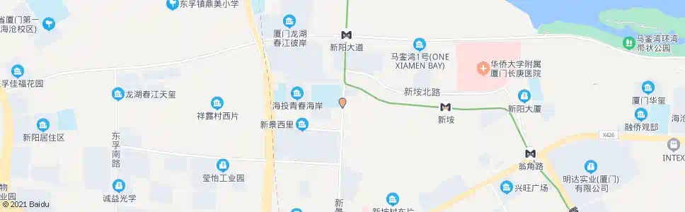 厦门海沧中学_公交站地图_厦门公交_妙搜公交查询2025