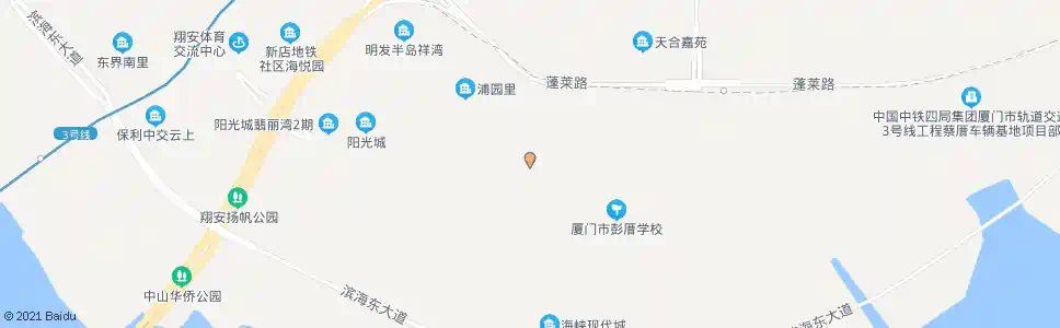 厦门浦园_公交站地图_厦门公交_妙搜公交查询2025