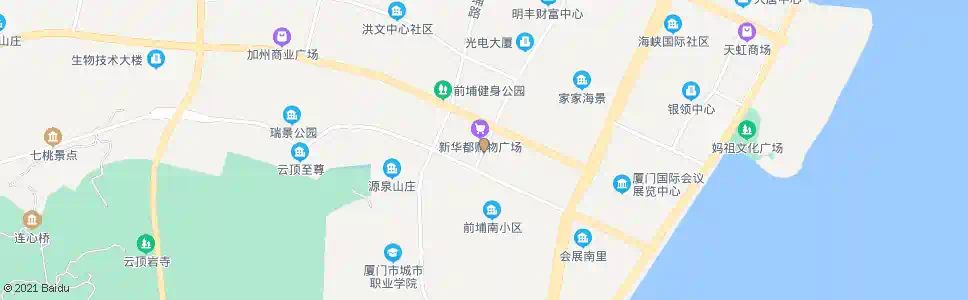 厦门前埔南区_公交站地图_厦门公交_妙搜公交查询2025