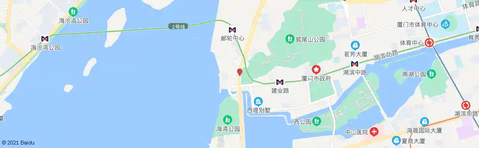 厦门东渡狐尾山_公交站地图_厦门公交_妙搜公交查询2025