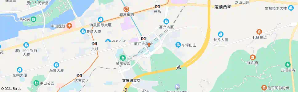 厦门火车站_公交站地图_厦门公交_妙搜公交查询2025
