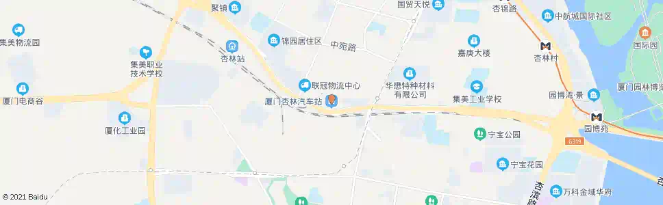 厦门杏林长途车站_公交站地图_厦门公交_妙搜公交查询2025