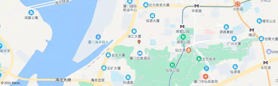 厦门南山西路_公交站地图_厦门公交_妙搜公交查询2025