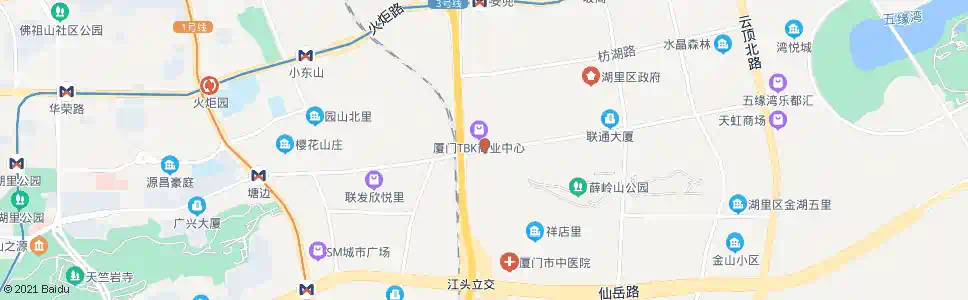 厦门枋湖客运中心_公交站地图_厦门公交_妙搜公交查询2025