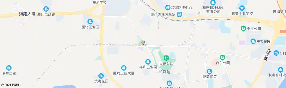 厦门杏林消防(杏西医院)_公交站地图_厦门公交_妙搜公交查询2025