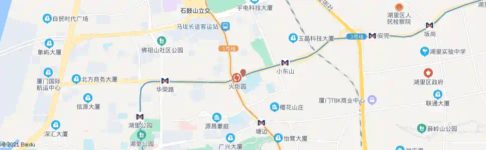 厦门新丰三路口_公交站地图_厦门公交_妙搜公交查询2025