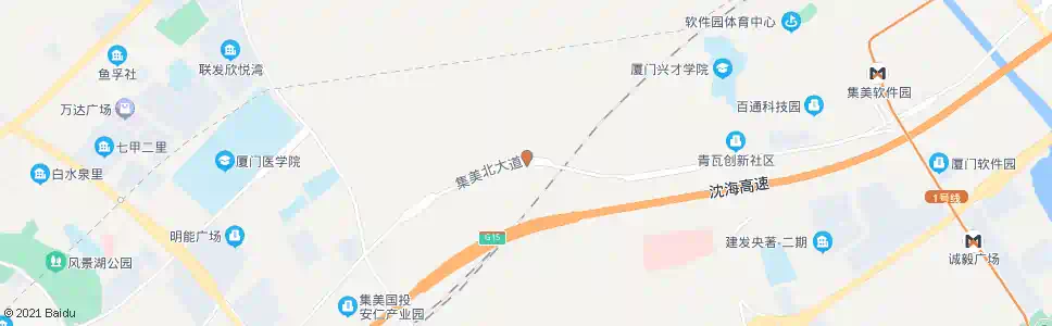 厦门西蔡社_公交站地图_厦门公交_妙搜公交查询2025