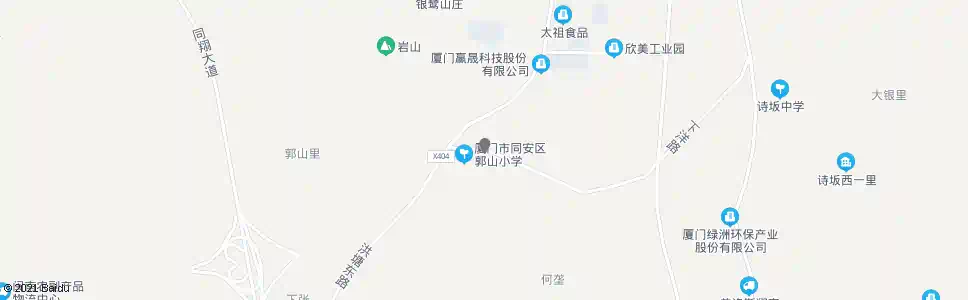 厦门郭山小学站_公交站地图_厦门公交_妙搜公交查询2025