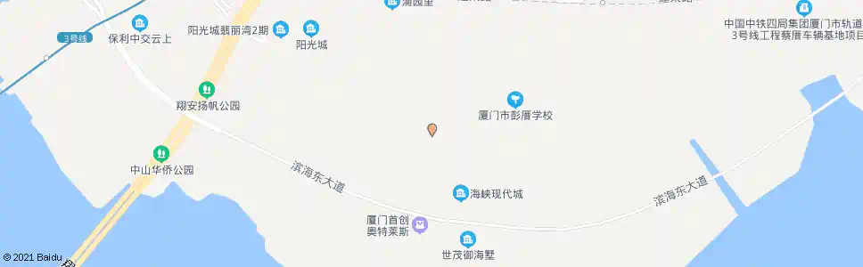 厦门彭厝_公交站地图_厦门公交_妙搜公交查询2025