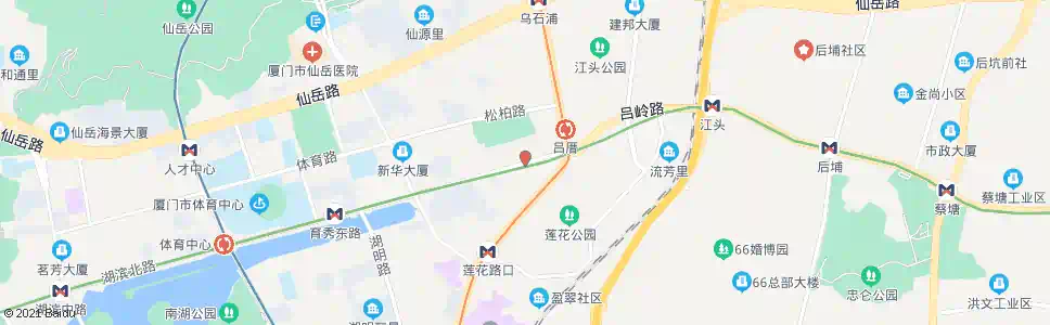 厦门吕厝西_公交站地图_厦门公交_妙搜公交查询2025