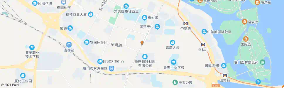 厦门杏北路_公交站地图_厦门公交_妙搜公交查询2025