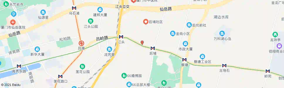 厦门公路征费中心_公交站地图_厦门公交_妙搜公交查询2025