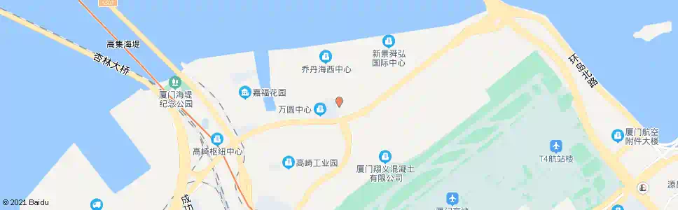 厦门万翔商务中心_公交站地图_厦门公交_妙搜公交查询2025