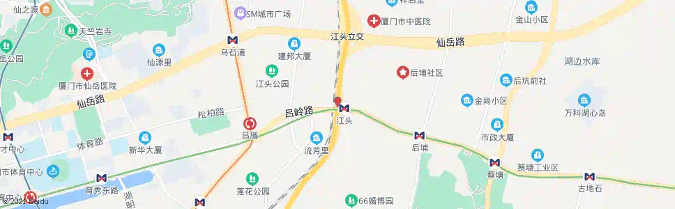 厦门吕岭路(成功大道)_公交站地图_厦门公交_妙搜公交查询2025