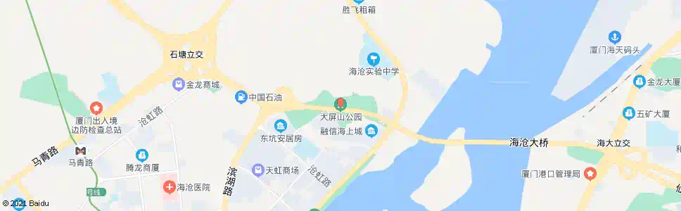 厦门大屏山野郊公园_公交站地图_厦门公交_妙搜公交查询2025