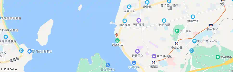厦门旅游客运码头_公交站地图_厦门公交_妙搜公交查询2025