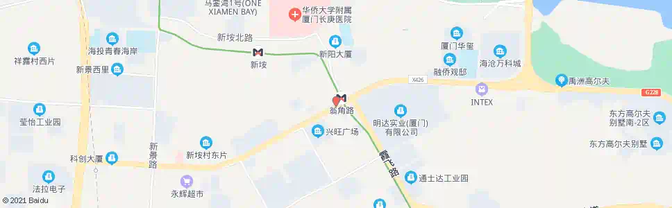 厦门许厝_公交站地图_厦门公交_妙搜公交查询2025