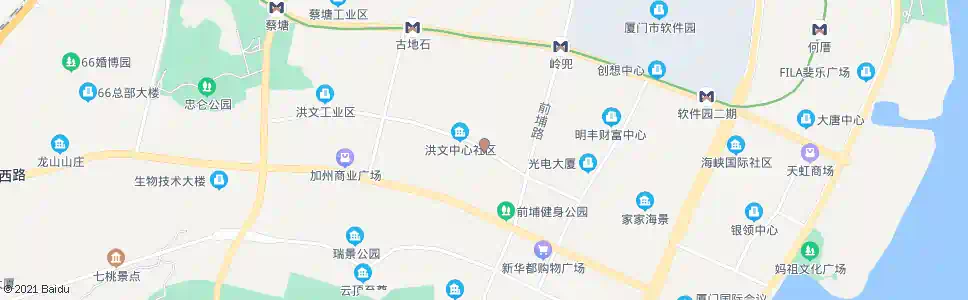 厦门石村_公交站地图_厦门公交_妙搜公交查询2025